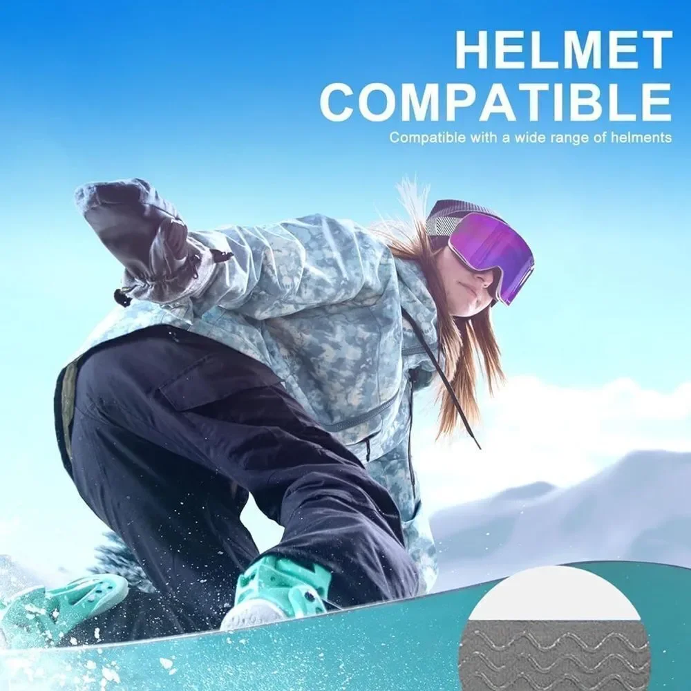 Ski Goggles Unisex 2 pairs